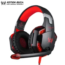KOTION EACH PS4 Headset casque G2000 PC Stereo Gaming Headset with Microphone/LED Light for Xbox One Computer Gamer KOTION EACH PS4 Headset casque G2000 PC Stereo Gaming Headset with Microphone/LED Light for Xbox One Computer Gamer