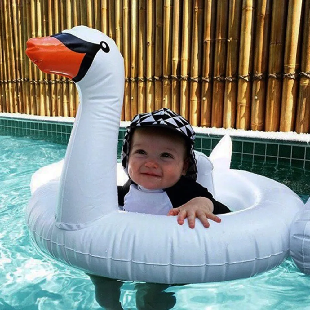 WholesaleSummer-Baby-Kids-Safety-White-Flamingo-Swimming-Ring-Inflatable-Swan-Swim-Float-Water-Fun-Pool-Toys (1)