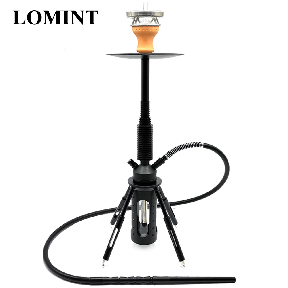 

LOMINT Carbine Hookah Shisha Chicha Narguile Nargile Aluminium alloy Smoking water pipe 70cm