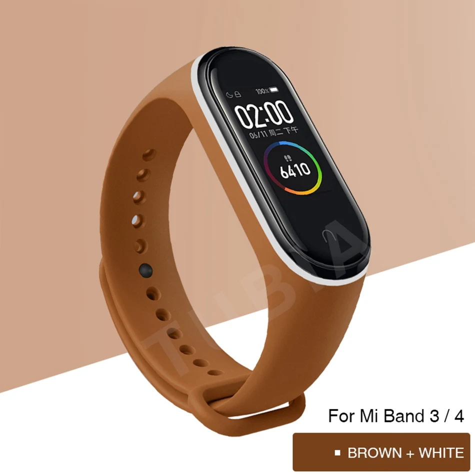 Mi Band 4 3 ремешок на запястье для Xiaomi mi 3 4 Браслет Силиконовый mi Band 3 4 NFC Карлос Корреа аксессуары Smart mi 4 протектор