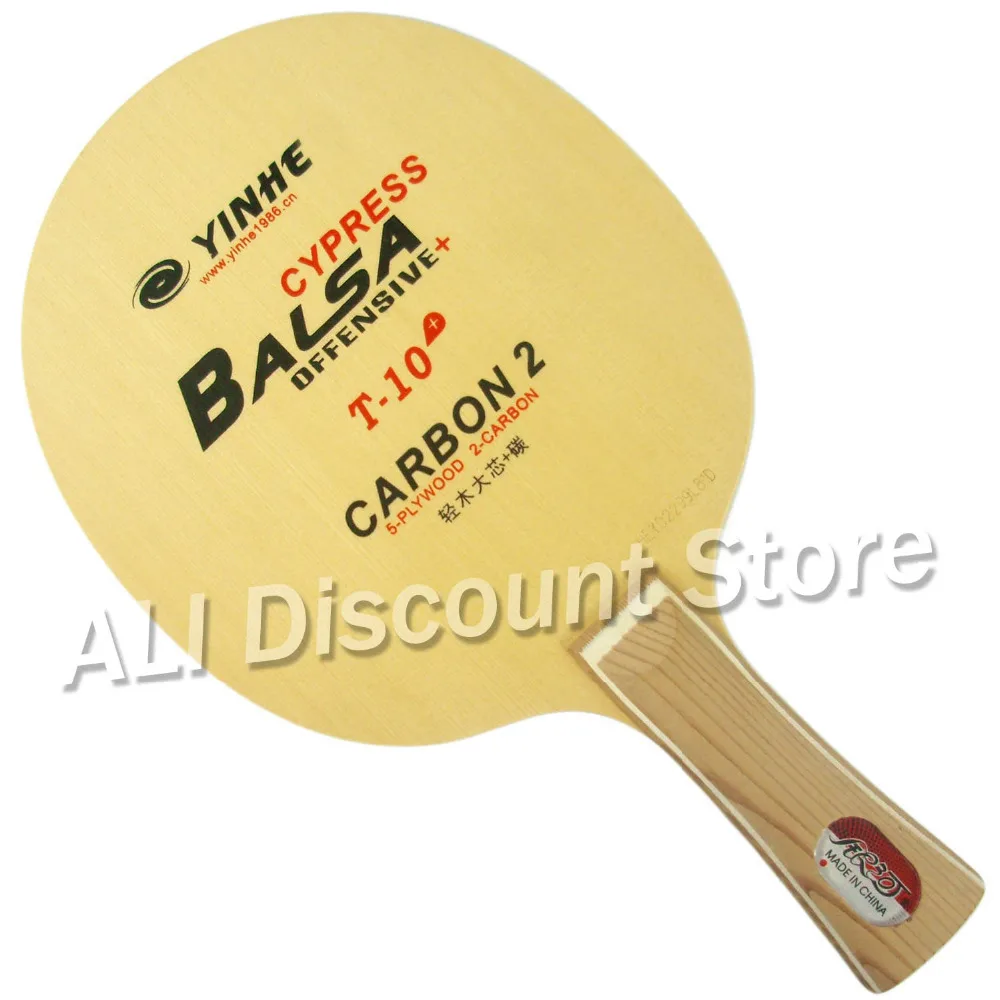 Galaxy Yinhe T-10+ Cypress Balsa углеродное лезвие для настольного тенниса для пинг-понга