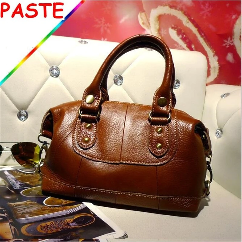 0 : Buy The new tide 100%Genuine leather Women bags Famous brand designer Luxury ...