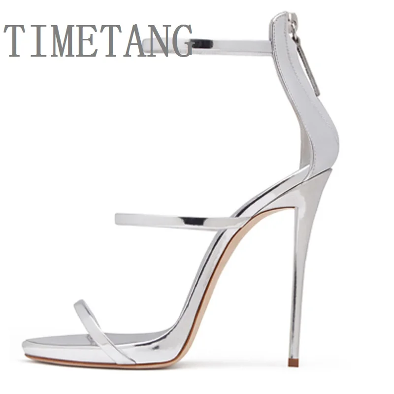 

18 summer new word with high-heeled sandals female fine with open-toed sexy leather waterproof platform T table walking shoes