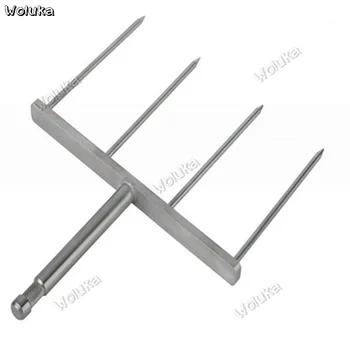 

Film and television set stainless steel four-fork foam plate fork Film and television harpoon Four Needle fork CD50 T03