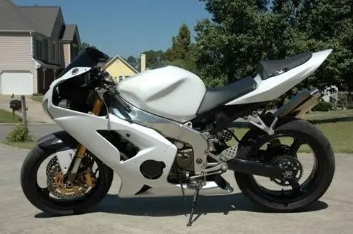 

White Complete Injection Fairing Kit for 2003-2004 Kawasaki Ninja ZX-6R ZX6R ZX 6R Full Body Kit ABS Plastic Bodywork