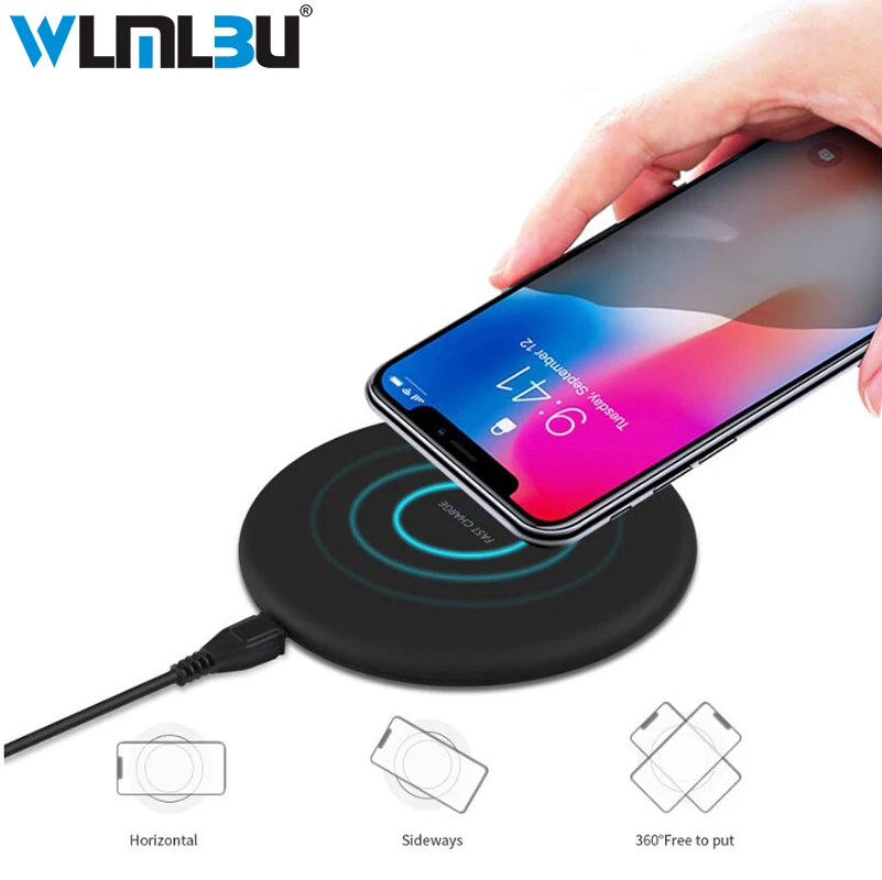 

WLMLBU Wireless Charger for iPhone 8/X /8 Plus 10W Qi Fast Wireless Charging Pad Wireless Charger for Samsung Galaxy S8/S7 /S8 +
