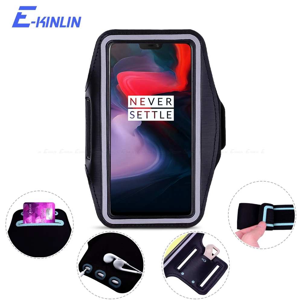 Outdoor Arm Band Cover Case For OnePlus One Plus 3T 3 5T 5 6T 6 7 Pro 2 1 X A6010 A6000 A5010 A5000 Sport Running Gym Phone Bag