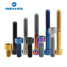 Wanyifa клеймо M6x10 15, 16, 18, 20, 25 30 35, 40 45 50 55 60 мм Винт С Титановым болтом для велосипедного тормоза велосипеда части