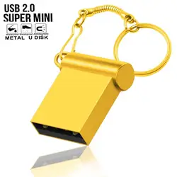 Лучший мини металла cle Usb Flash Drive 32 GB флэш-накопитель 8 GB 16 GB 64 GB флэш-диск 128 GB флешки memory stick memoria Пенна Usb ключ U