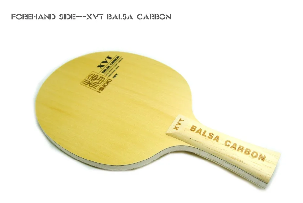Оригинальное легкое весло для настольного тенниса XVT BALSA/лезвие для настольного тенниса Hinoki Wood+ Basla wood