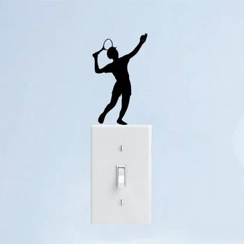 

Tennis Player Fashion Sport Vinyl Wall Door Home Decals Switch Stickers 5WS1210