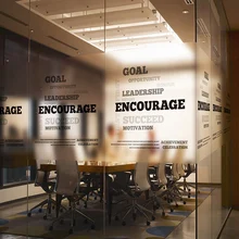 Стимулирующая оконная стеклянная пленка непрозрачная наклейки для конференц-зала анти-конфиденциальности наклейки на окна стекло наклейки Офис