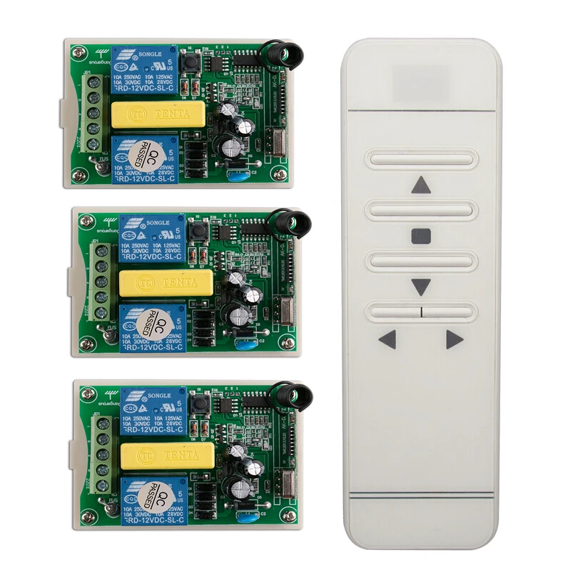 

Tubular motor garage door / projection screen / shutters AC 220 V RF Wireless Remote Control switch