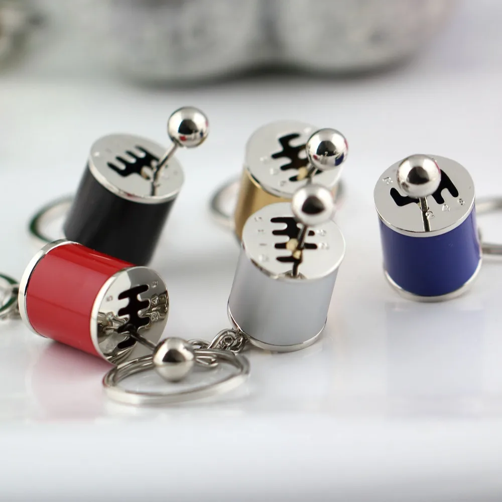six speed manual transmission gear lever keychain gearbox shift lever
