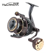 TSURINOYA Ягуар медленная отжимная катушка 10BB соотношение Скорости 5,2: 1 металлическая ручка спиннинговые Катушки для соленой воды Drag 7 кг Морская Лодка Рыболовная катушка