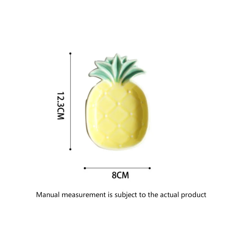 Креативное милое мини ананас домашнее безделушка блюдо керамическое блюдо соевый соус посуда предметы домашнего обихода творческие практичные маленькие подарки