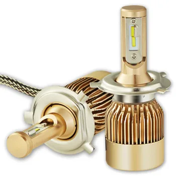 

2pcs Gold 6000K Single Beam LED Headlights Fog Lamp Bulbs