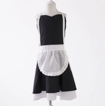

Bib Aprons Wholesale girls kids kitchen cooking princess ruffle Aprons