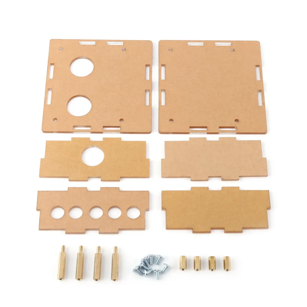 

Acrylic Case Shell Housing Protective Part Kit For 6J1 DIY Valve Tube Pre Amplifier Board Tools Accessory