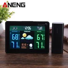 font b Digital b font LCD Wireless Weather Station font b Clock b font Alarm