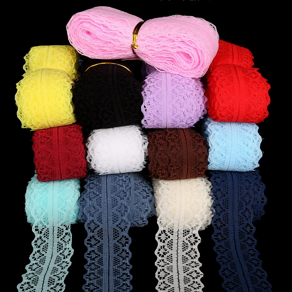12 Yard/Lô Mới Bán 14 Màu Chất Lượng Cao Ren Ribbon chiều rộng 28 MÉT DIY Thêu Ren Net Trim Vải Cho May Mặc trang trí|lace ribbon|lace trim fabrictrim fabric - AliExpress