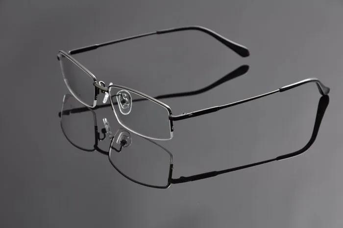 DEDING Super Slim титана прозрачные линзы близорукость очки Frame Титан армасан де oculos грау
