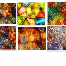 Цветная Алмазная картина с мандалой, круглая, с рисунком из мультфильма, 5d, алмазная, сделай сам, на заказ, полная квадратная/круглая Алмазная вышивка, фото на заказ