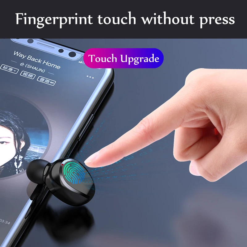 YUNAO SS2  Wireless Bluetooth Earphone call mic CVC8.0 noise canceling Bluetooth automatic connection Waterproof Sport Earphone