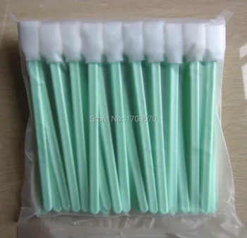 

(50 pcs/pack) Foam sponge tip Cleaning swaps for printer ( Green swap )