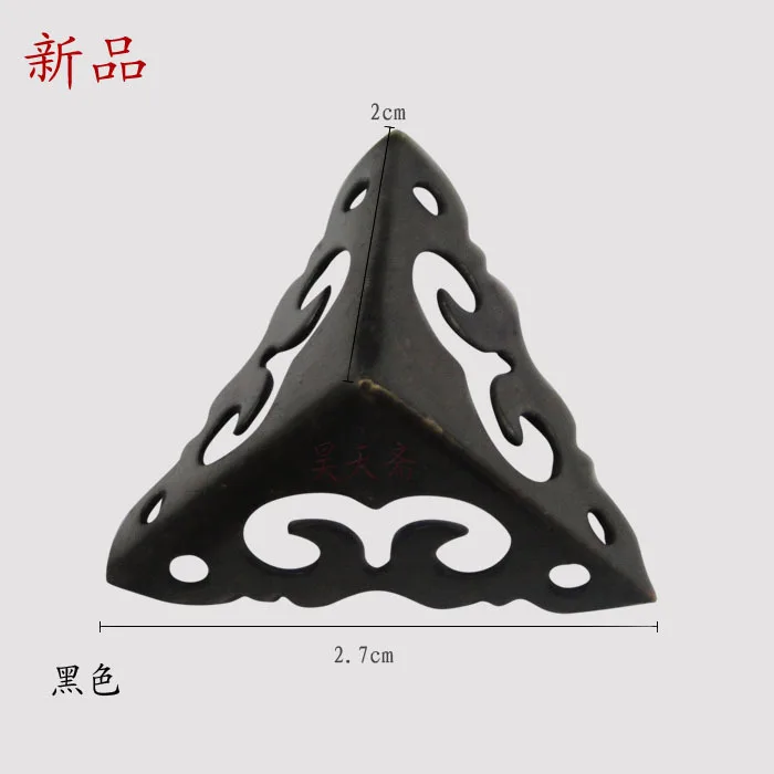 [Haotian vegetarian] Chinese antique copper live gusset copper jewelry PACKER three bread angle HTG-110 tri-color