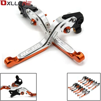 

Motorcycle Accessorie Adjustable Brake Clutch Levers For KTM 390Duke/RC390/DUKE250 2013 2014 2015 2016 2017 2018 with RC390 logo
