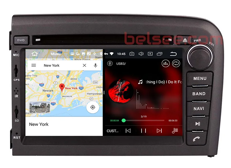 Clearance Belsee for Volvo S80 1998-2006 Android 8 Octa Core Car Radio 4GB Stereo GPS Navigation Autoradio DVD Player Mirrorlink Bluetooth 1