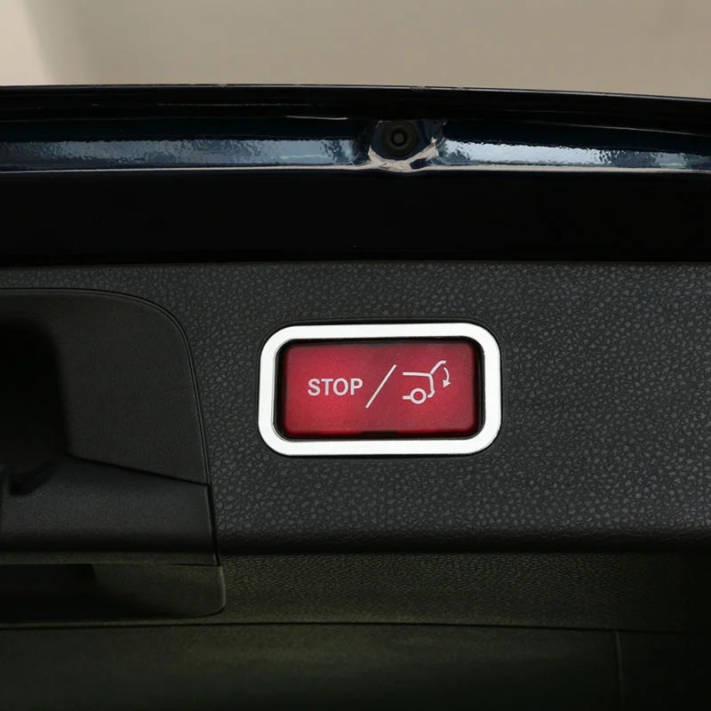 Aluminum Auto Car Electric Tail Door Button Frame Trim Styling for Mercedes Benz E Class GLA GLC GLK CLS ML GL GLE GLS Aluminum Auto Car Electric Tail Door Button Frame Trim Styling for Mercedes Benz E Class GLA GLC GLK CLS ML GL GLE GLS
