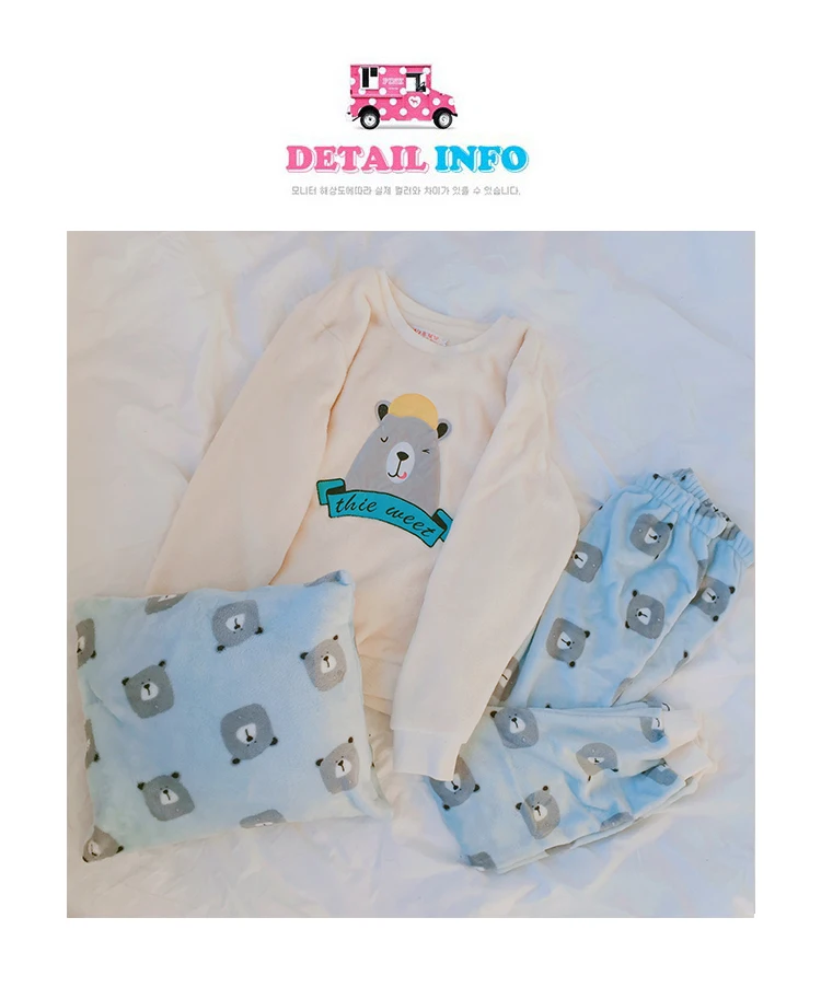 Фланелевые женские зимние пижамы Pigiama Donna Rabbit, женские зимние пижамные комплекты, Pijama Feminino Pijama Mujer Primark