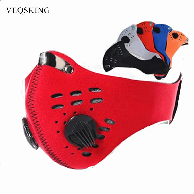 

Anti Dust Training Mask Cycling Masks With Filter Half Face Carbon Mountain Bicycle Sport Road Cycling Masks Face Cover