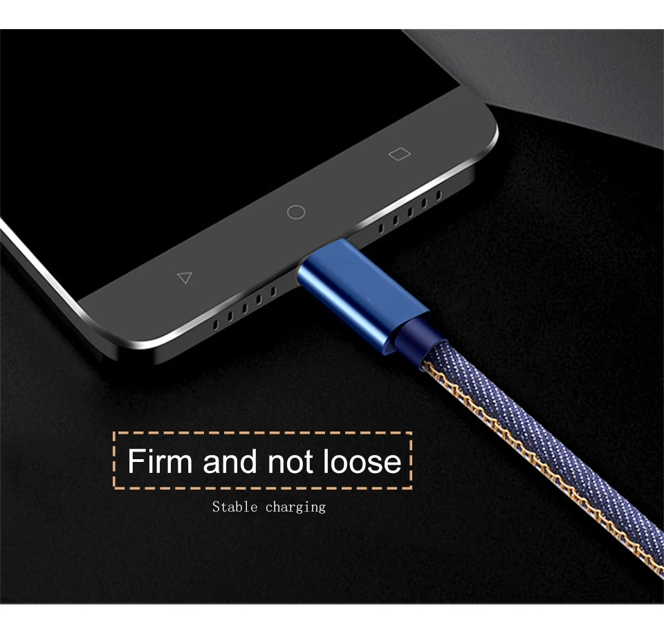 Cowboy Braided Gold-plated Plug Fast Charge Data Cable Micro USB Type C Cables For Samsung Sony Xiaomi Huawei usb Charger (3)