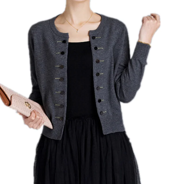 double breasted sweater jacket