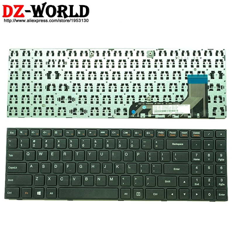 New Us English Laptop Keyboard For Lenovo Ideapad 100 15iby B50 10 5nj Snj Pk131er3a00 Vas1 Replacement Keyboards Aliexpress