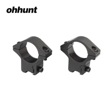 Ohhunt 25 мм 1 дюйм 2 шт. средний профиль пневмокольца с винтовкой прицела рельсы крепление для фонарика 11 мм охотничьи Тактические аксессуары