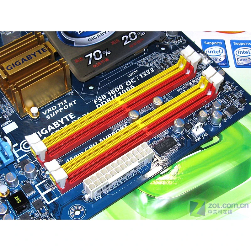 Оригинальная материнская плата Gigabyt LGA775 DDR2 для настольного компьютера системная