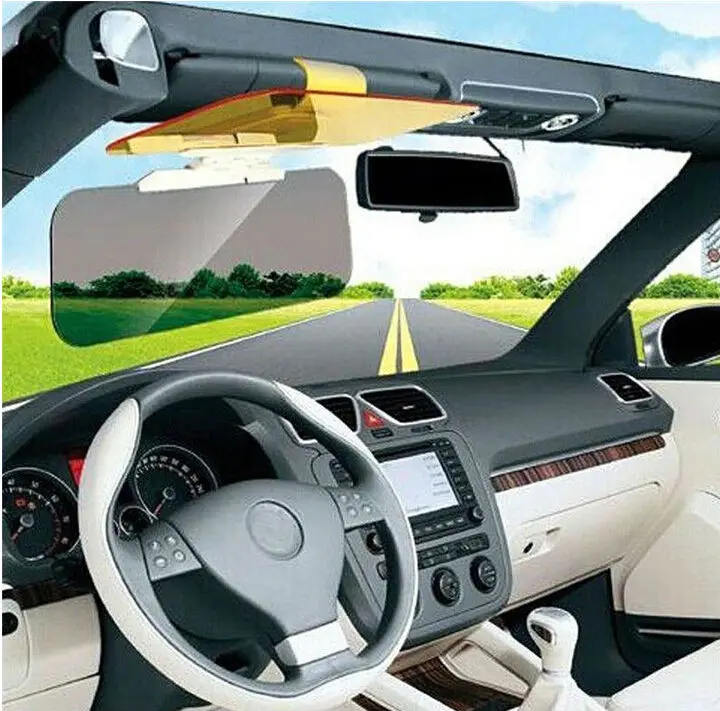 

WISE TRAVEL Car Sun Shade Goggles Car Sun Visor Shield Flip Car Window Sunshade Prevent Dazzle Mirror For Day And Night