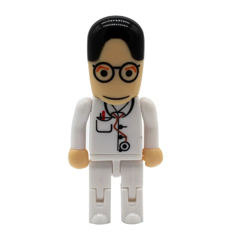 TEXT ME 64GB Doctors USB флешка usb 2,0 USB флеш-накопитель 4GB 8GB 16GB 32GB карта памяти - Цвет: Black