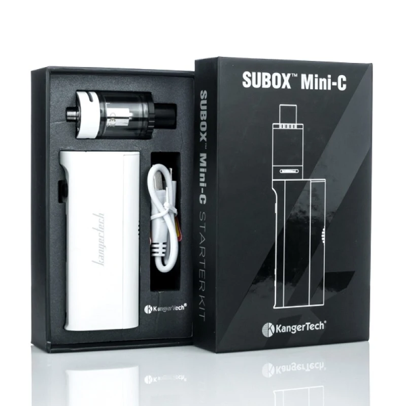 Стартовый набор KangerTech SUBOX Mini C 50 Вт с баком атомайзера 3 мл Головка Катушки розовое