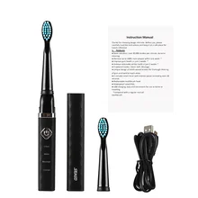 40000 раз/мин Ультразвуковая электрическая зубная щетка отбеливание зубов вибратор беспроводной Перезаряжаемый умный таймер зубная щетка 3 режима