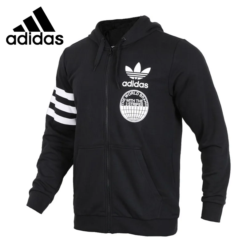 

Original New Arrival Adidas Originals FULLZIP HOODIE Men's jacket Hooded Sportswear