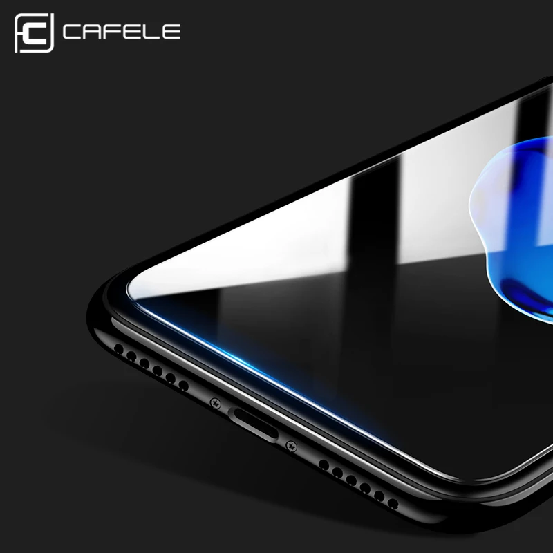  Cafele Screen Protector für iPhone X Gehärtetem Glas Screen Protector 3D für iPhone X HD Klar Anti-