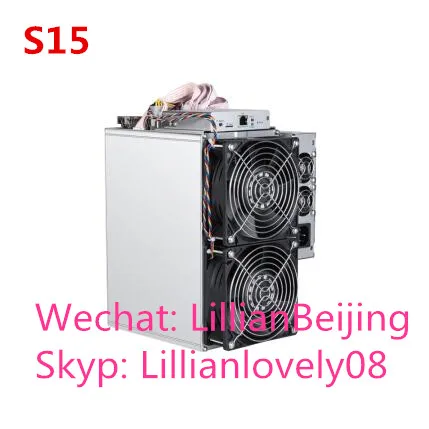 Майнер AntMiner S15 28T 7nm Asic для биткойнов BTC майнинговая машина bitmain s15 28Th/s с блоком