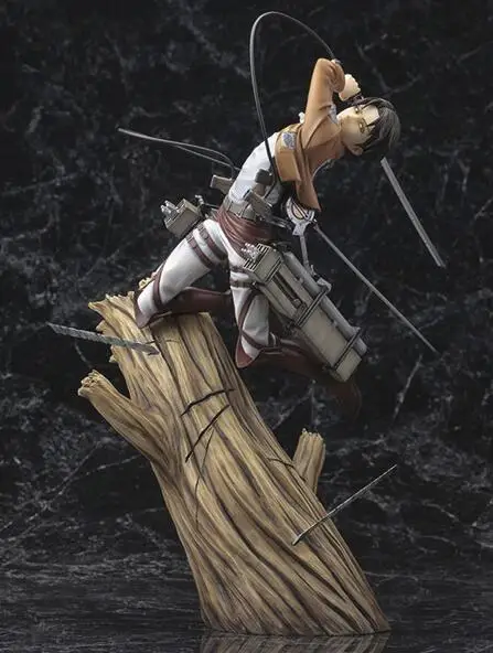 Аниме атака на Титанов Kotobukiya Levi Ackerman ПВХ фигурка модель игрушки | Игрушки и хобби
