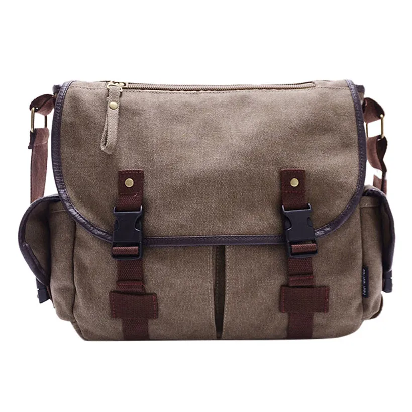 الرجال المرأة حقيبة ساعي متعددة الوظائف قماش جلدية عبر الجسم حقيبة الرجال العسكرية الجيش خمر كبيرة حقيبة كتف حقائب السفر الرجال المرأة حقيبة ساعي متعددة الوظائف قماش جلدية عبر الجسم حقيبة الرجال العسكرية الجيش خمر كبيرة حقيبة كتف حقائب السفر