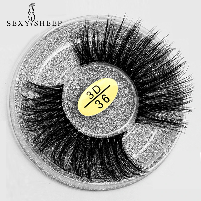 1 Pair Mink Hair 3D False Eyelashes Soft Handmade Long Full Strips Fake Lashes Extension Beauty Makeup Tools | Красота и здоровье